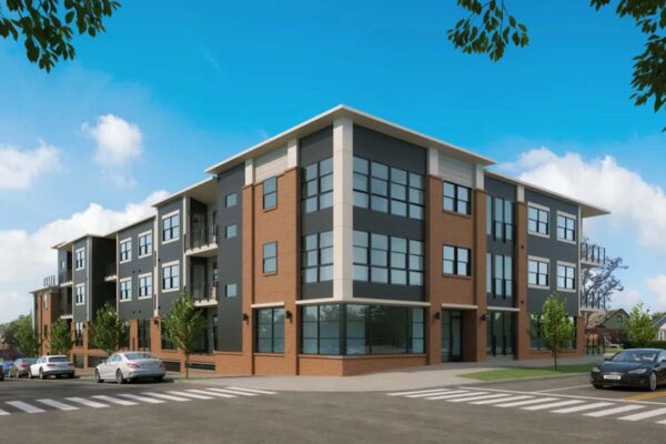 Rendering of 29x apartment homes.