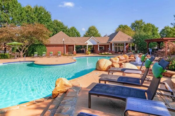 Village at Almand Creek apartments pool area.