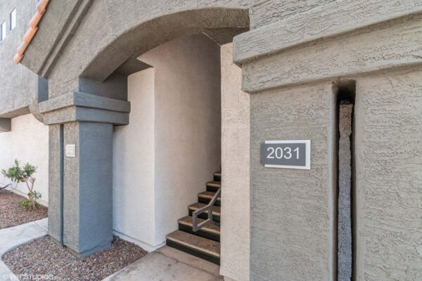 Mandarina apartments with clean modern architecture.