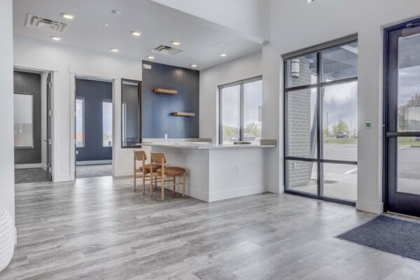 Copper 87 apartments lobby and leasing center.